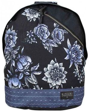 Rip Curl Sac à main Sac à dos noir motifs fleurs LBPMG4 1s - Bleu