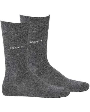Joop! Chaussettes Chaussettes Paquet de 2 - Gris