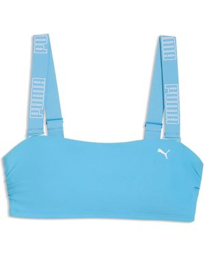 PUMA Maillots De Bain Swim Bandeau Top 1P - Bleu