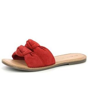 Kickers Sandales Plates Femme Divalto Tongues - Rouge