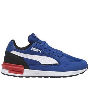 PUMA Baskets Baskets Graviton Jr Matières Mélangées - Bleu