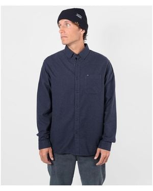 Oxbow Chemise Chemise Manches Longues Hilltop - Bleu