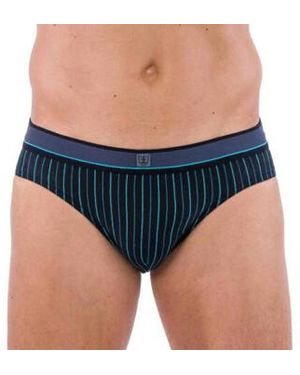 Mariner Pyjamas / Chemises de nuit Slip taille basse rayures - Bleu