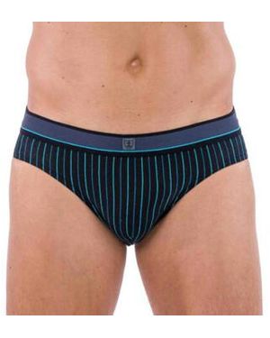 Mariner Pyjamas / Chemises de nuit Slip taille basse rayures - Bleu