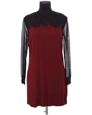 Sandro Robe courte Robe bordeaux - Rouge