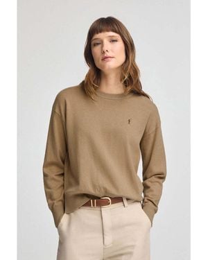 POLO CLUB T-shirt RIGBY GO U WOOL W - Marron