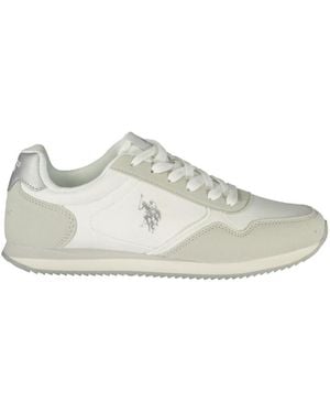 U.S. POLO ASSN. Baskets U.S. Polo Assn. Baskets Rétro - Blanc