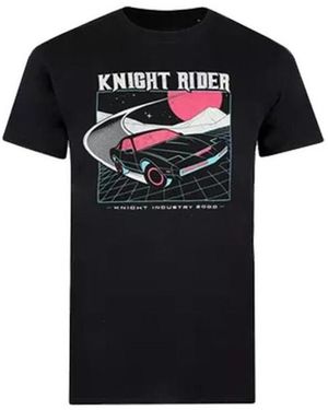 Knight Rider T-shirt TV1044 - Noir