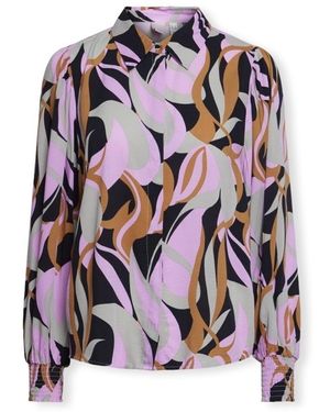 Y.A.S Blouses YAS Noos Alira Shirt L/S - Abbey Stone - Violet