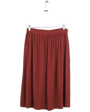 Des Petits Hauts Jupes Jupe marron - Rouge