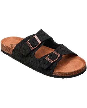 Roxy Claquettes Mannae Buckle - Noir