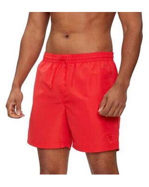 Guess Short Short de bain Rouge - F4GT01WG282-G5Q4