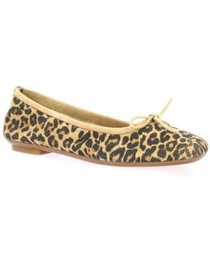 Reqins Ballerines Ballerines cuir velours - Métallisé