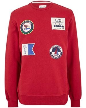 Diadora Sweat-shirt Sailing - Rouge