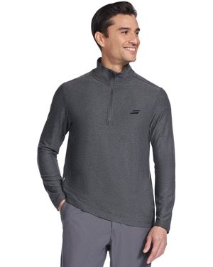 Skechers Veste GoDri All Day 1/4 Zip - Gris