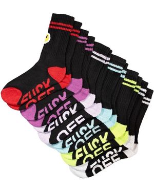 floso Chaussettes Fuck Off - Rouge