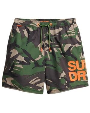 Superdry Maillots De Bain Sportswear Logo 17 - Vert