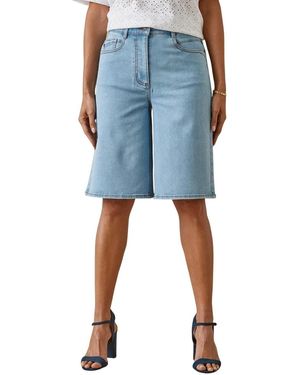 Daxon Short by - Bermuda denim stretch - Bleu