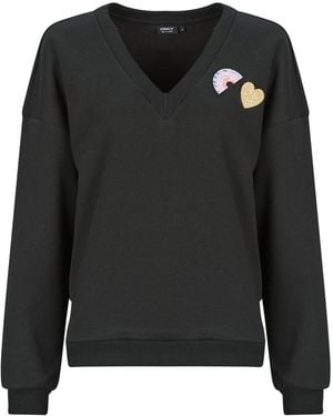 ONLY Maglione Onlholly L/S V-Neck - Nero