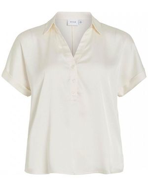 Vila Polo - VIENNA RAVENNA S/S TOP - NOOS - Blanc