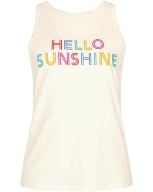 Lisca Pyjama's Nachthemden Summer Pyjama's Loungewear Shorts Tanktop Cheek - Wit