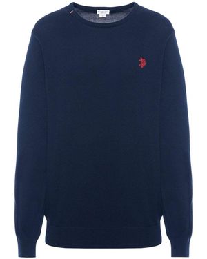U.S. POLO ASSN. Pull BURT PULLOVER - Bleu