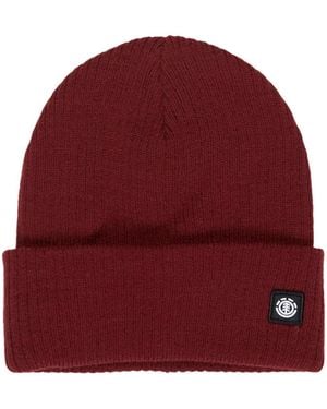 Element Chapeau Mid Icon Beanie Rib - Rouge