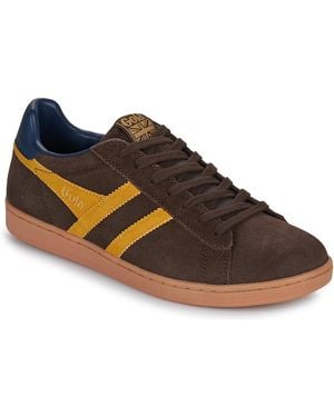 Gola Sneakers Equipe Ii Suede - Marrone