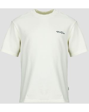 Minimum T-Shirt Terry Chain Ss Tee - Blanc