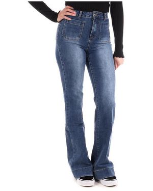 Monday Premium Jeans flare / larges 800 - Bleu
