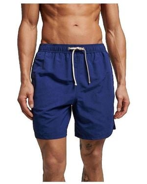 Superdry Short Short de bain Vintage Ripstop - Bleu