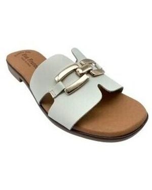 Eva Frutos Sandales Sandalia señora 3003 beig - Blanc