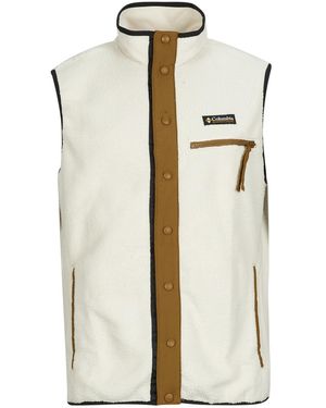 Columbia Felpa Helvetia Ii Vest - Bianco