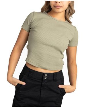 Converse T-Shirt Ribbed Slim - Vert