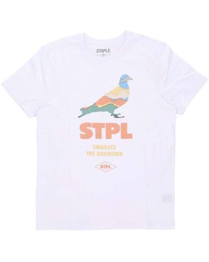 Staple T-Shirt Horizon Pigeon Tee - Blanc