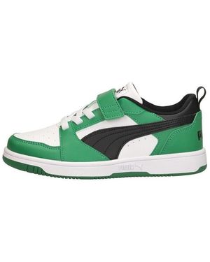 PUMA Baskets Basses Rebound V6 Low Ps - Vert