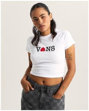 Vans T-Shirt Souvenir Baby Tee - Blanc