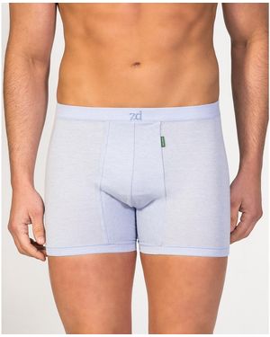 Zd - Zero Defects Boxers Boxer ouverture coton égyptien - Bleu