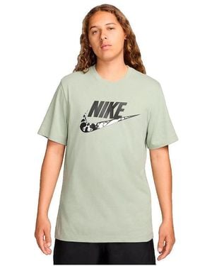 Nike T-shirt T-shirt Sportswear vert - Gris