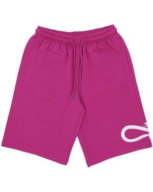 Propaganda Short Logo SweatsHaze - Violet