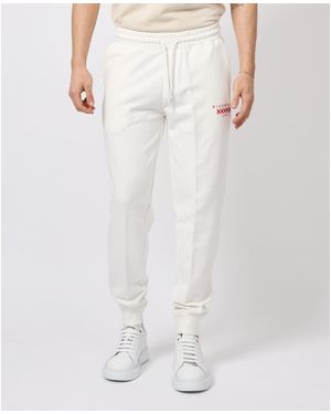 Richmond X Pantalon Pantalon avec élastique et cordon de serrage - Blanc