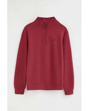 POLO CLUB Sweatshirts RIGBY GO SWEAT ZIPPER NECK VO - Rouge