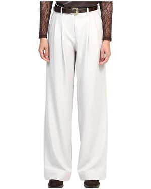 An'ge Pantalons large PHELISE - Blanc