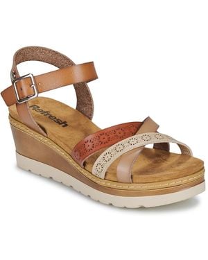Refresh Keilabsatzsandalen 172682 - Mettallic