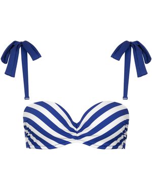 Lisca Bikini Multinational Bandeau Zwemkleding Top Rhodes - Blauw