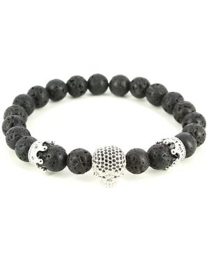 Clj Charles Le Jeune Bracelets Bracelet Tête de mort perle - Vert