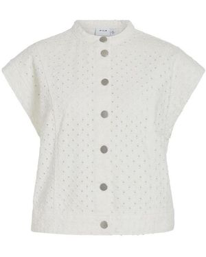 Vila Blouses Vipolly - Blanc