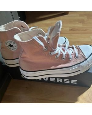Converse Baskets montantes All Stard Lift Hi Crafted - Gris