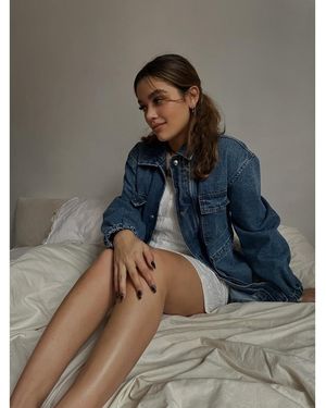 Camaïeu Veste Veste Jean - Bleu