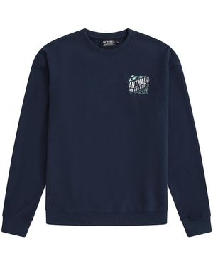 Animal Sweat-shirt MW4536 - Bleu